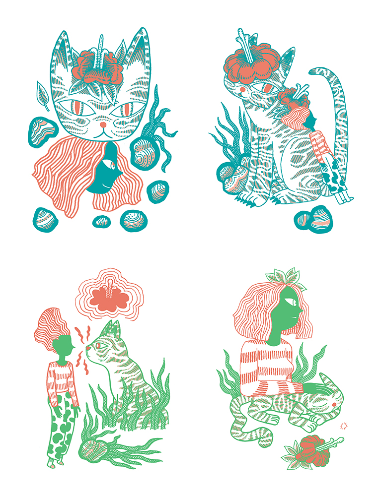 Calendrier-flowercat-riso